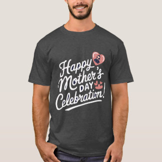 A t-shirt da ilustração do dia da mãe