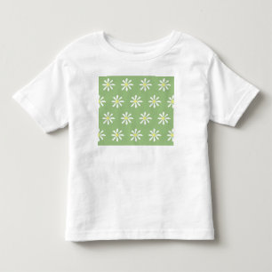 A T-Shirt de DaTECY Toddler (Sage Green & White)