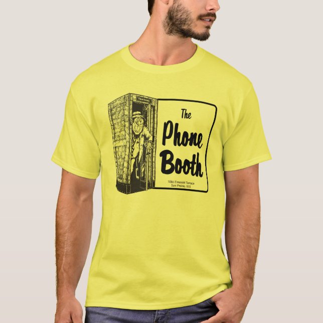 A t-shirt do Bar Phone Booth (Frente)