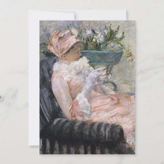 A Taça do Chá | Mary Cassatt (Frente)