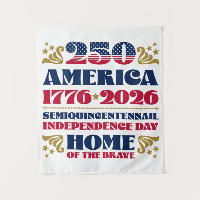 A tapeçaria Patriótica Semiquintcentenária America (Frente)