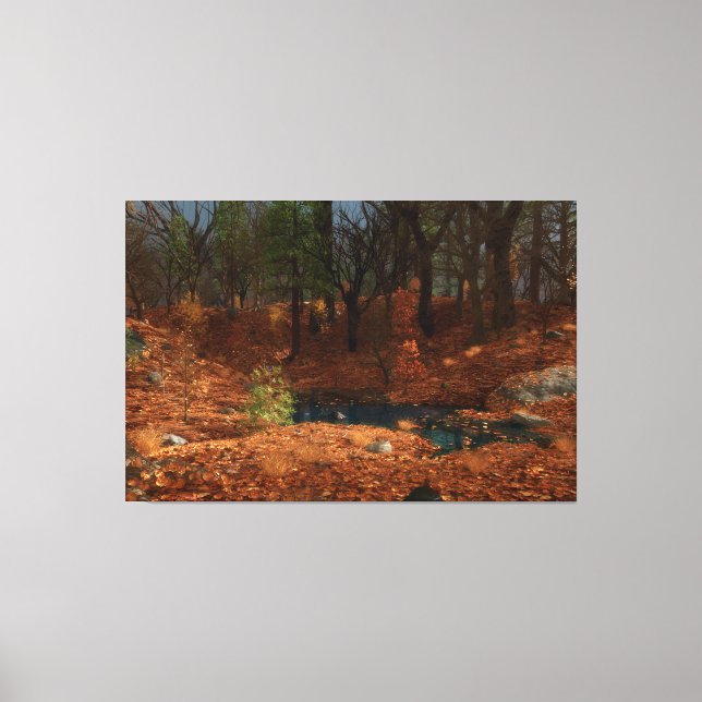 A Tarde do Ano Impressão de Tela (Frente)