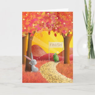 A tartaruga e a lebre 2 - cartão de boas-vindas