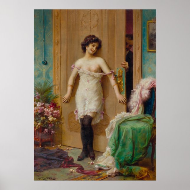 A tentação de Hans Zatzka - poster (Frente)