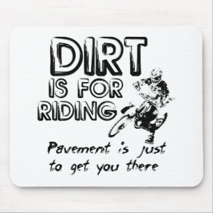 A Terra é para Andar - Mouse Pad de Motocross de M