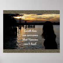 A Terra não tem tristeza - a arte impressão