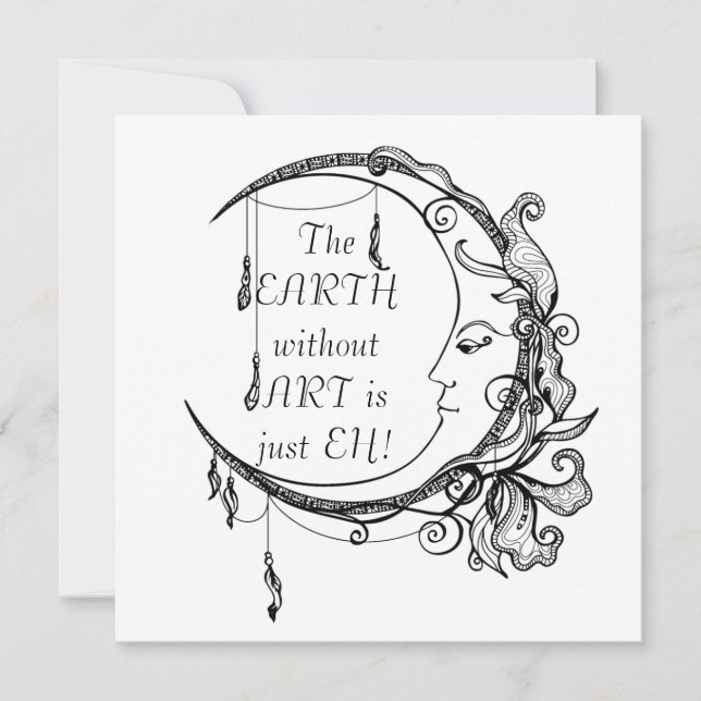 A Terra sem Arte Apenas Citação Inspiracional (Frente)