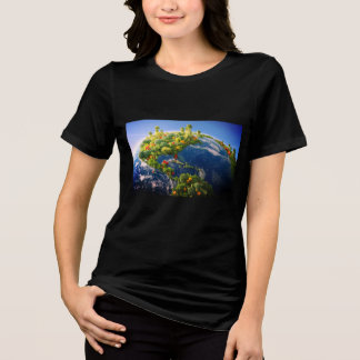 A Terra Vegetal numa T-shirt de manga curta para H