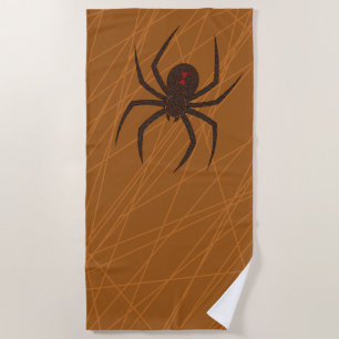 A toalha de praia da Web de aranha