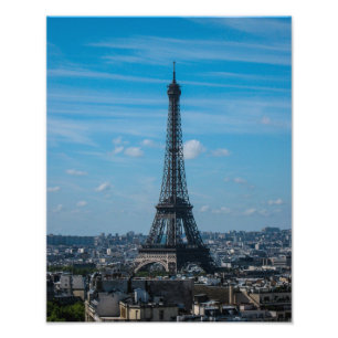 A torre Eiffel, Paris - impressão da foto