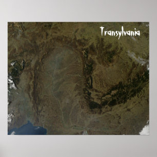 A Transilvânia, poster Carpathian de Mountans