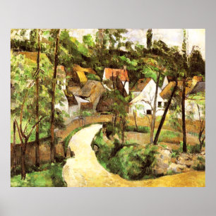 A Turn in the Road Paul Cezanne Poster