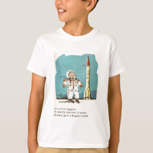 A U.R.S.S. engraçada Yuri Gagarin caçoa o t-shirt