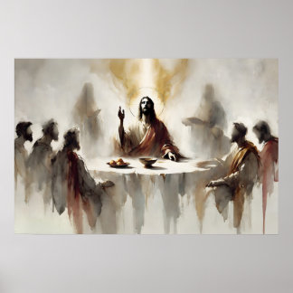 A Última Ceia Impressão – Arte de Parede da Comunh