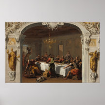 A última ceia - Sebastiano Ricci Fine Art Poster