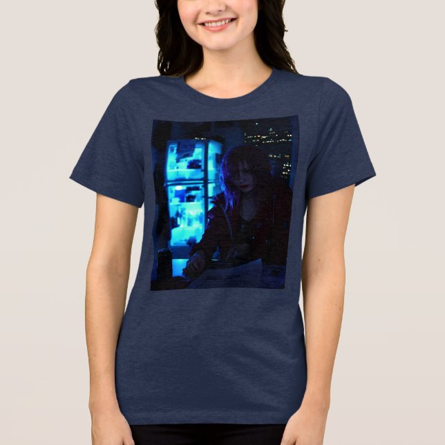 A Última de Nós Anime Camiseta Tri-Blend Feminina (Frente)