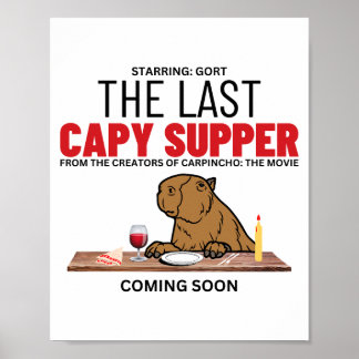A última Poster do filme Capy Engraçado Capybara