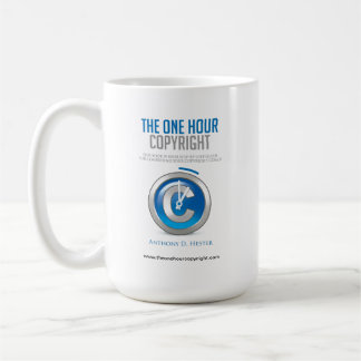 A uma caneca de café de Copyright da hora