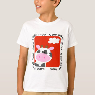 A vaca diz o camiseta e os presentes do MOO