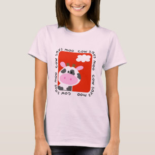 A vaca diz o camiseta e os presentes do MOO