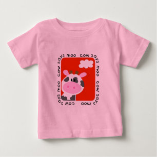 A vaca diz o camiseta e os presentes do MOO