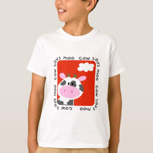 A vaca diz o camiseta e os presentes do MOO