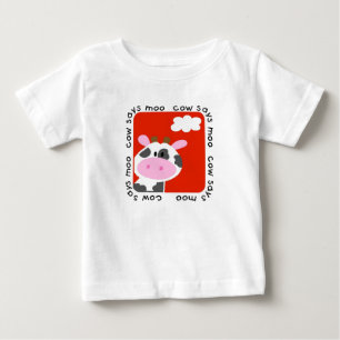 A vaca diz o camiseta e os presentes do MOO