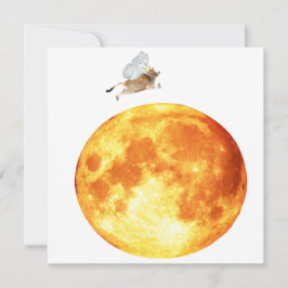 A Vaca Pulou Sobre O Cartão Da Lua