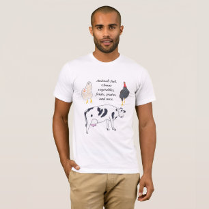 A vaca Turquia da galinha escolhe camisas dos