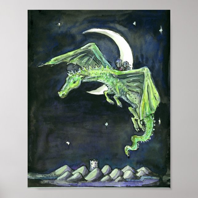 A varinha de Wisteria - Impressão (Frente)