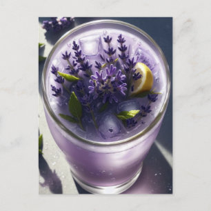 A Ver O Cartão Postal Da Limonada Da Lavanda