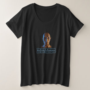 A verdade é a camiseta de tamanho excessivo opcion