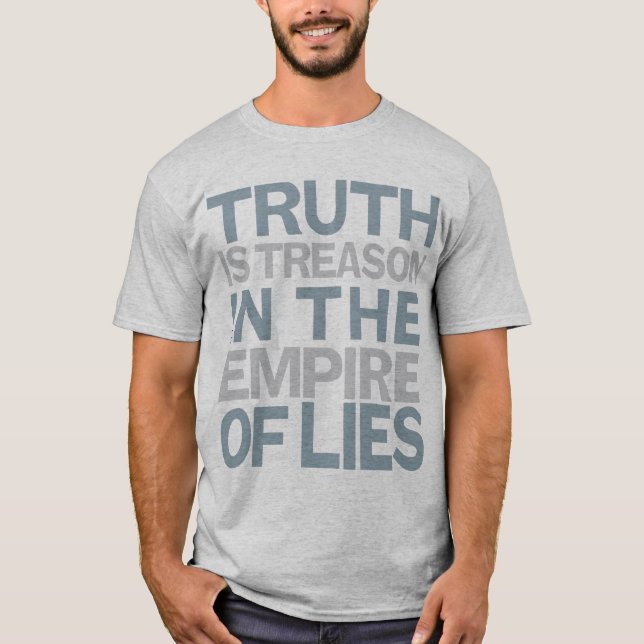 A verdade é camisa da traição (Frente)