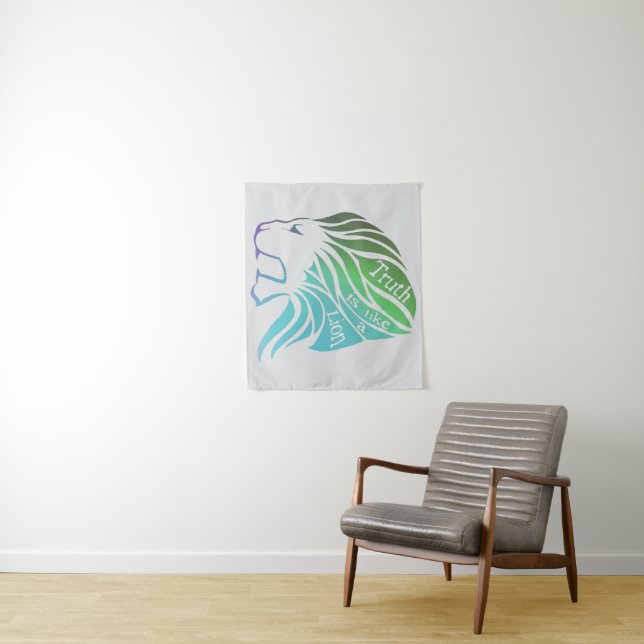 A verdade é como um Lion Tapeçaria (In Situ)