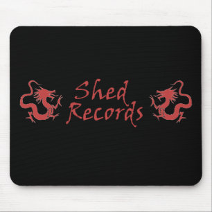 A vertente grava Mousepad vermelho