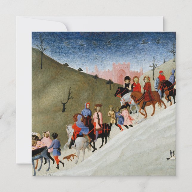 A Viagem do Cartão de Férias Magi (Frente)