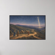 A Viagem dos Magos Natividade Impressão em Tela
