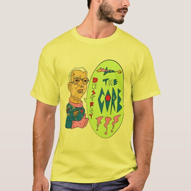 A víbora de Vic "destrói o núcleo!" T-shirt de (Frente)