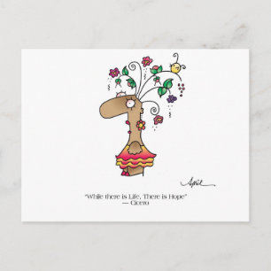 A VIDA COMEÇA A VIDA! Cartão postal de April McCal