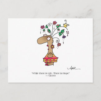 A VIDA COMEÇA A VIDA! Cartão postal de April McCal