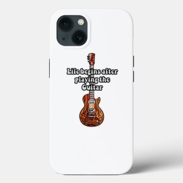 A vida começa depois de tocar guitarra. (Verso)