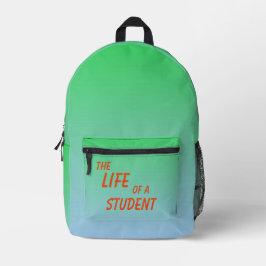 A vida de um gradiente verde estudante