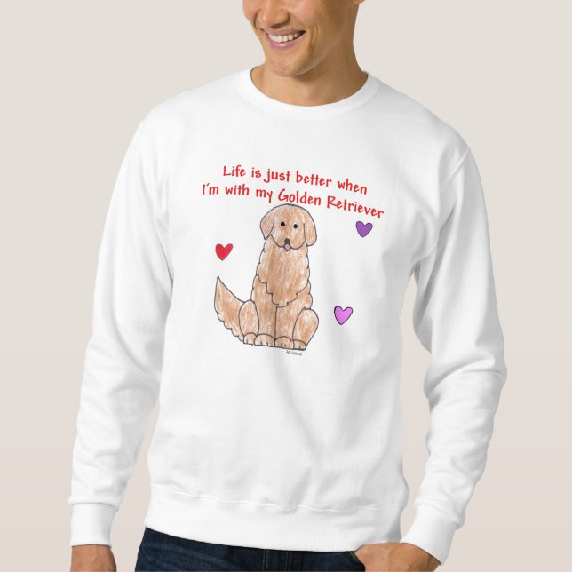 A vida do golden retriever é apenas melhor camisa (Frente)