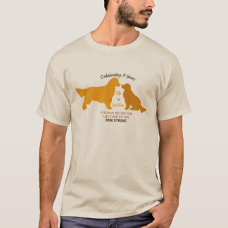 A vida é a camiseta do Ouro 8º aniversário