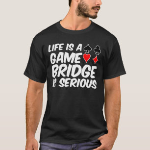 A vida é cartão da ponte do jogo é camisa séri