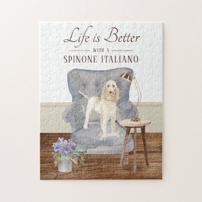 A Vida É Com Um Quebra-cabeça ITALIANO Jigsaw Espi (Vertical)