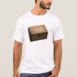 A vida é como uma caixa de T-Shirt