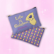 A Vida é Dourada Golden Retriever Personalizado