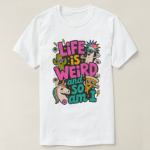 A vida é estranha e eu também sou Camiseta Básica