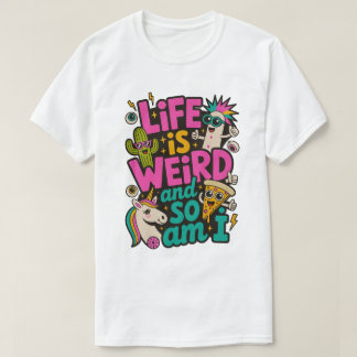 A vida é estranha e eu também sou Camiseta Básica